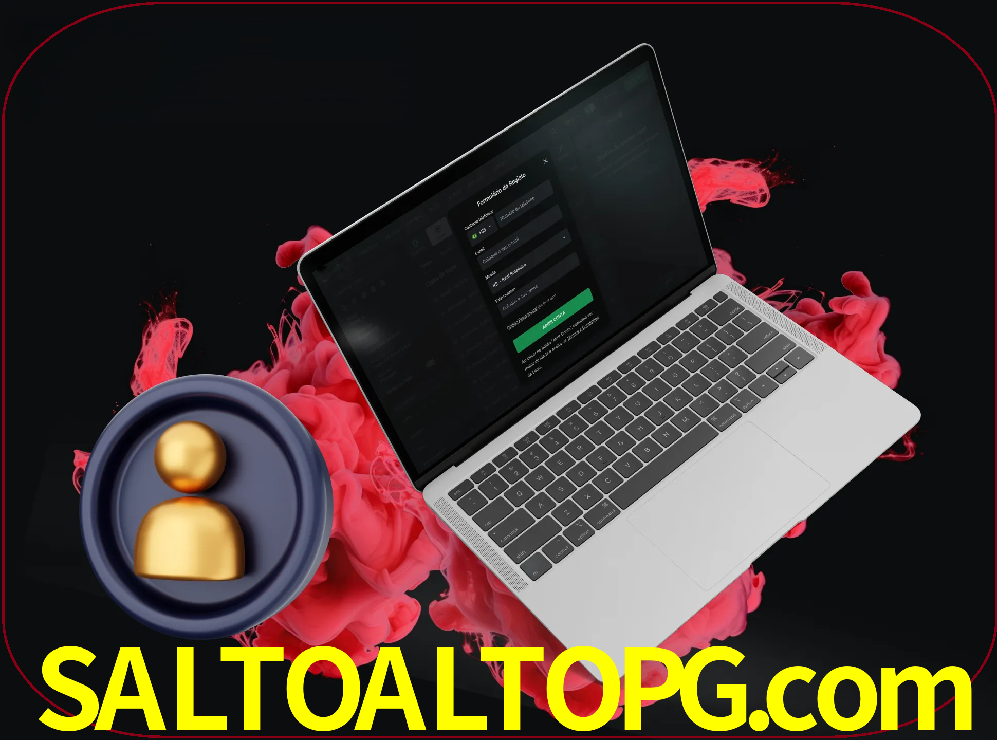 No cabeçalho do site saltoaltopg, clique no botão que o levará a um formulário especial onde terá de introduzir as suas informações actuais.