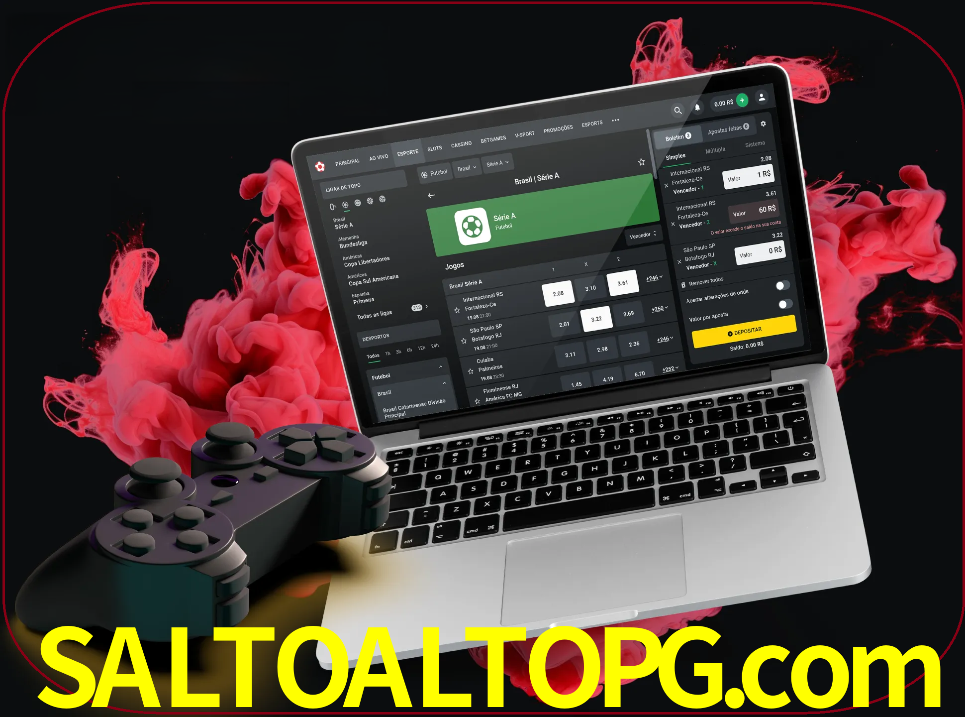 Visite a secção especial de jogos de vídeo em saltoaltopg para descobrir em que jogos pode apostar e ganhar muito dinheiro.