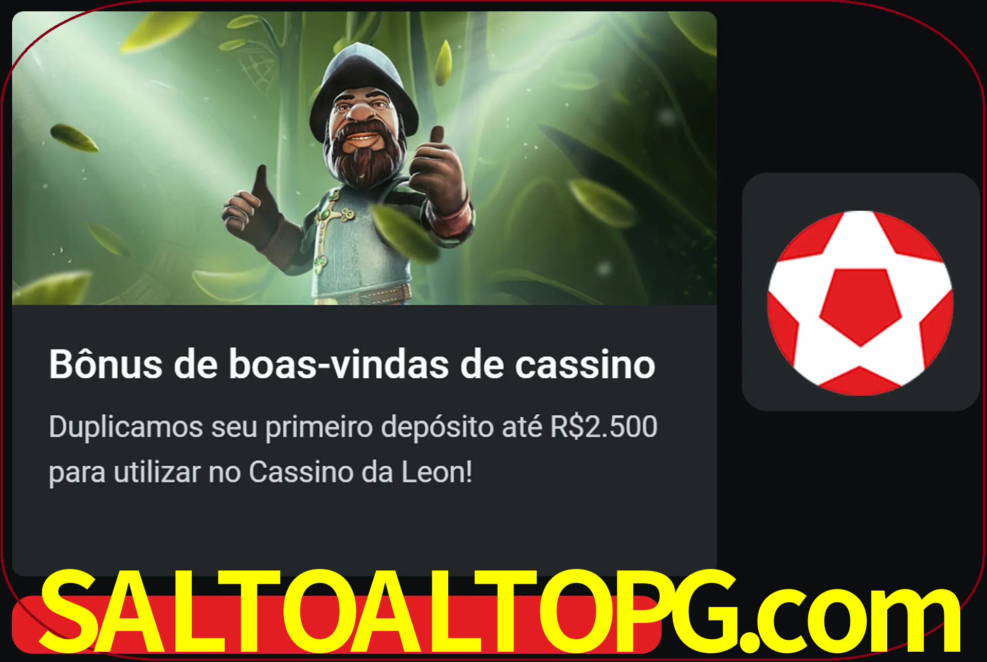 Receba seu dinheiro do bônus de boas-vindas após o primeiro depósito.