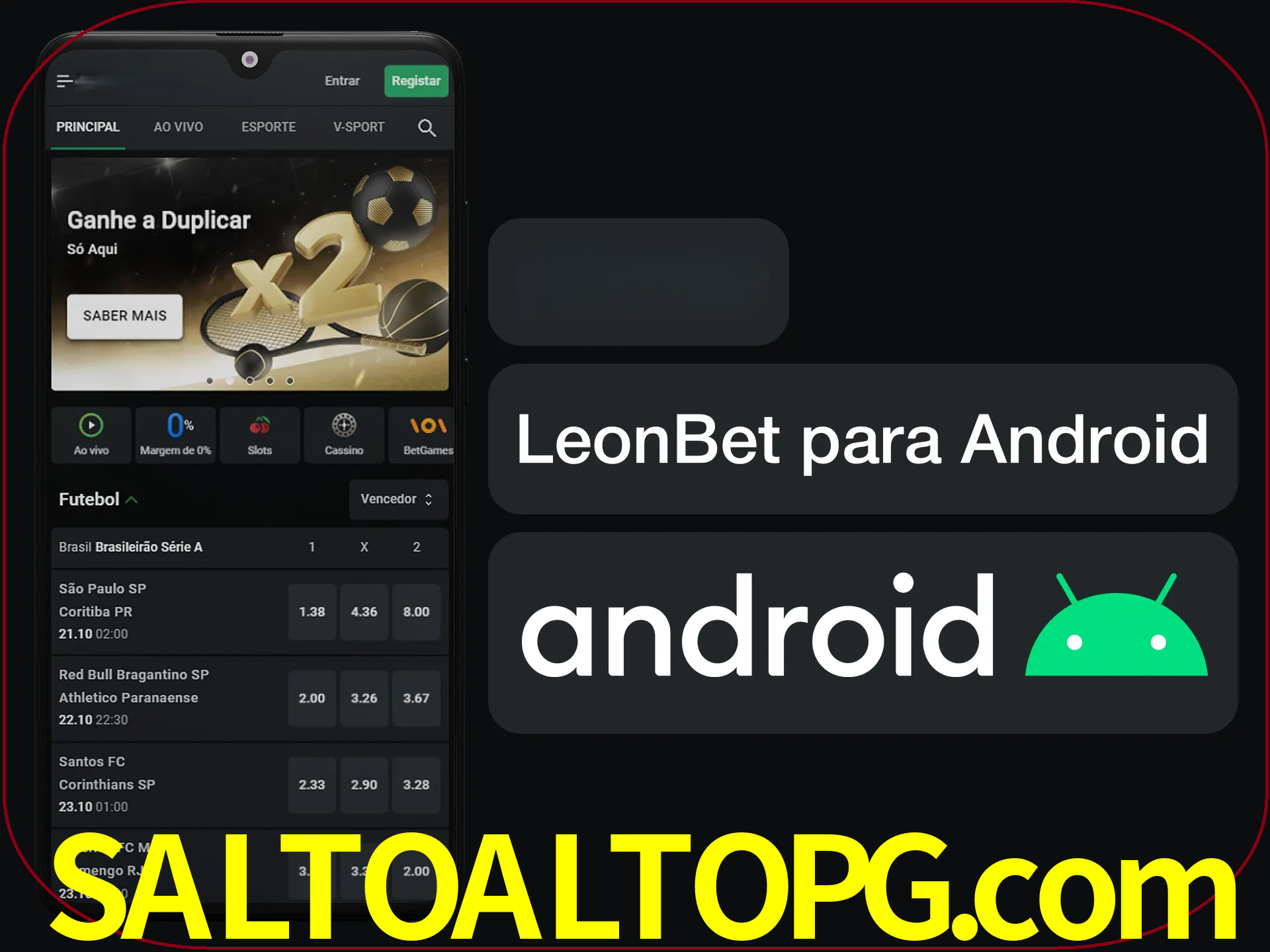 Adquira sua versão poket de LeonBet.