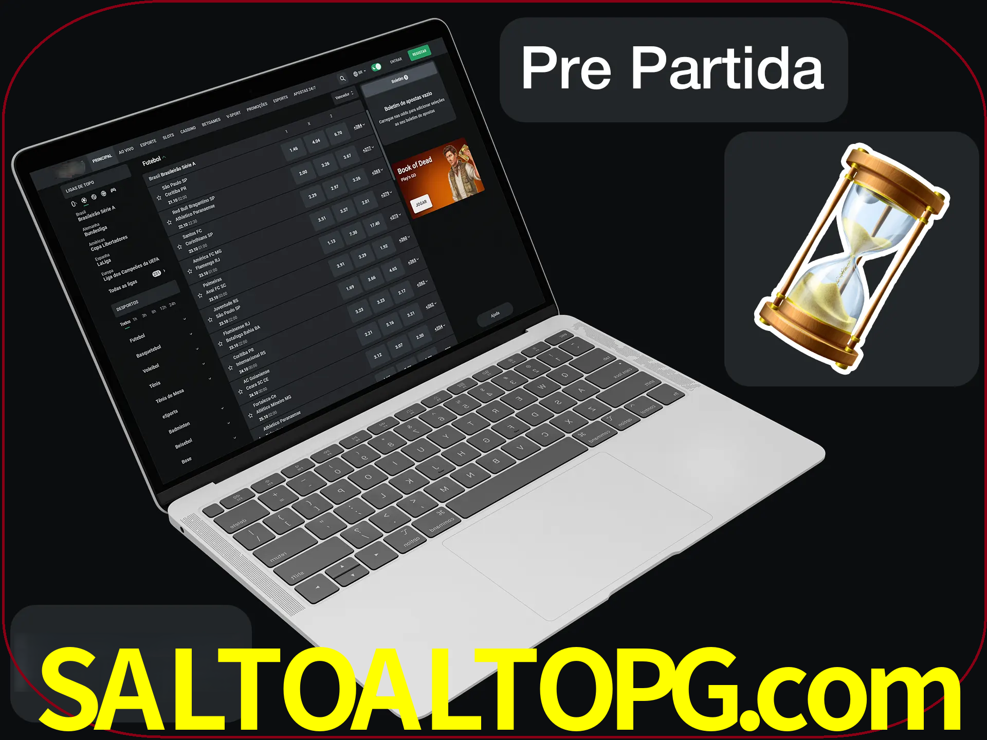 Fazer apostas em partidas futuras.