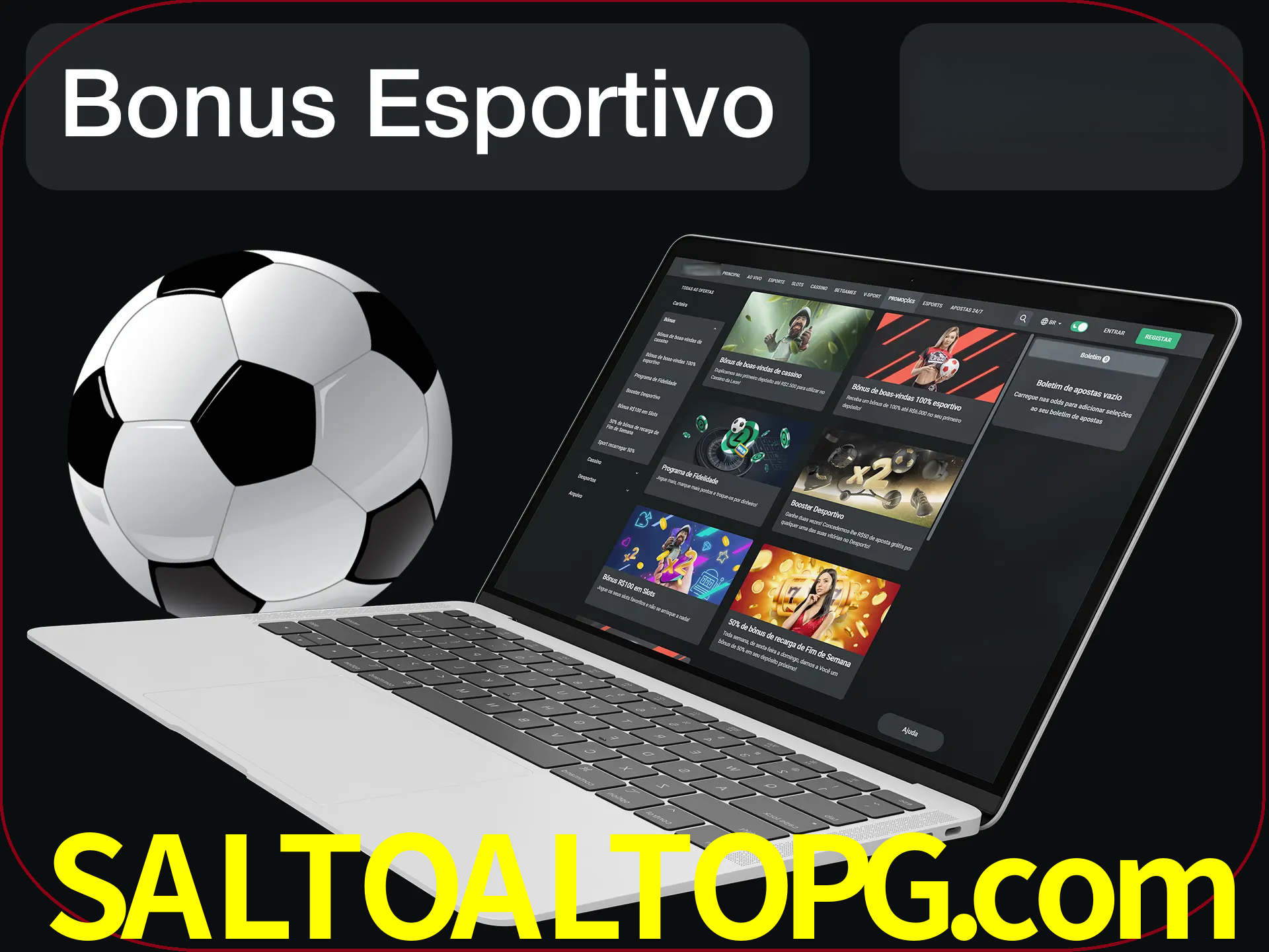 Antes de começar a apostar, use o bônus esportivo.